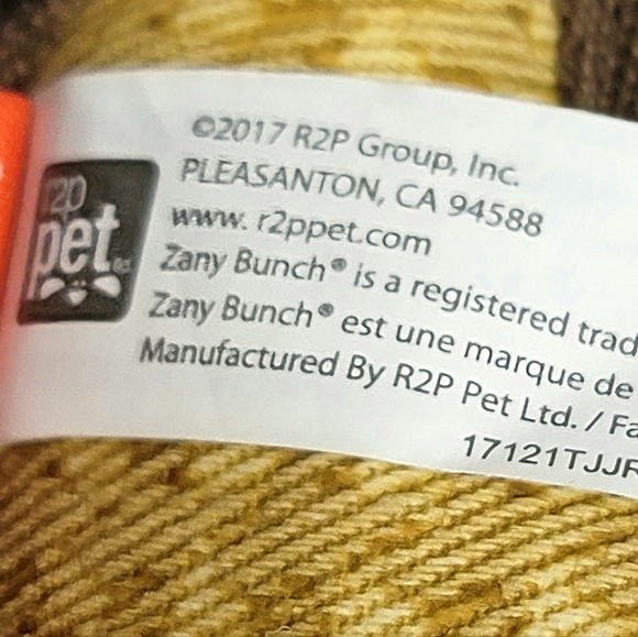 R2P Pet Zany Bunch Rabbit Stuffed Toy for Dogs - Picture 8 of 10